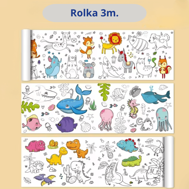 Malowajka BabyLou - 3 metry, 6 metrów lub 12 metrów do wyboru!