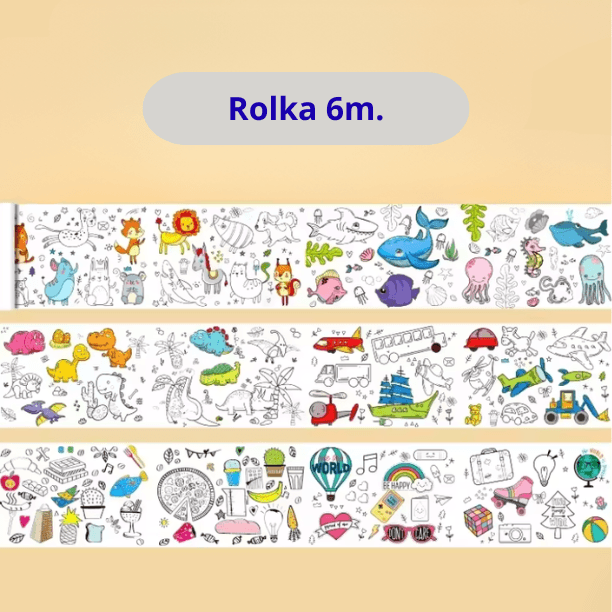 Malowajka BabyLou - 3 metry, 6 metrów lub 12 metrów do wyboru!