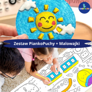 Zestaw Malowajka BabyLou + Piankopuchy 3D BabyLou